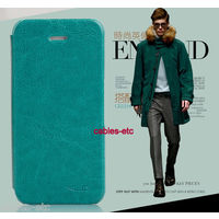 KLD Enland Italian Leather Flip Diary Cover Case For Apple iPhone 5 - Green