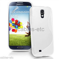 S Line TPU Soft Silicon Gel Back Case Cover For Samsung Galaxy S4 i9500 - White