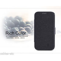 Nillkin Black Leather Flip Cover Case For Samsung Galaxy Grand Quattro Win i8552