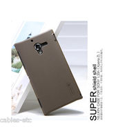 Nillkin High Frosted Matte Hard Back Cover Case For Sony Xperia ZL Lt35i - Brown