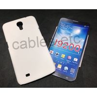 Rubberised Matte Hard Back Case Cover For Samsung Galaxy Mega 6.3 i9200 - White