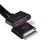 BLACK Dock Connector Extension Cable With Audio Video For Apple iPhone iPad iPod