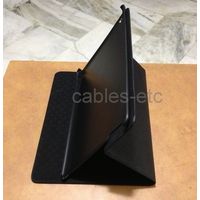 Elegant PU Leather Book Flip Folio Cover Case Stand For Apple iPad 4 3 2 - Black