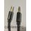 Pure OFC Copper 3.5mm Male Gold Plated Metal Plugs Stereo Aux Cable 1.5m - Black