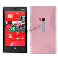 New TPU Soft Silicon Wave Gel Back Case Cover For Nokia Lumia 920 - Clear