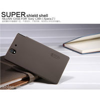 Nillkin Super Frosted Matte Hard Back Cover Case For Sony Xperia Z LT36i - Brown