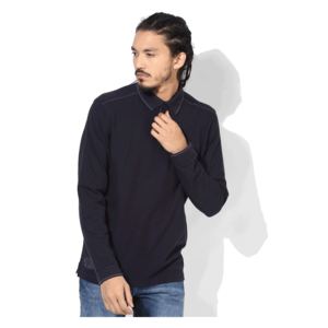 Tom Tailor Solid Polo T-Shirt,  navy blue, s