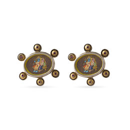 PAINTING STONE EARRING