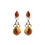 Rust stone earrings