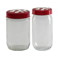 Puzzle Canister - 720 ml - @home Nilkamal,  red