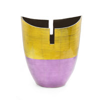Winter Collection Florid Lacquer Vase - @home By Nilkamal, Purple