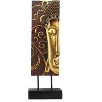 SS Right Face Butsu Showpiece- @home By Nilkamal, Brown