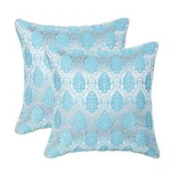 12'x12' Glory Set Of 2 Cushion Covers - @home Nilkamal,  blue