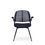 Aqua Visitor Chair - @home Nilkamal,  black