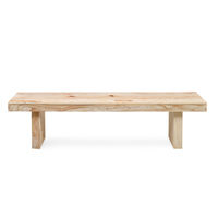 Delmonte 8 Seater Dining Bench - @home By Nilkamal, White Natural