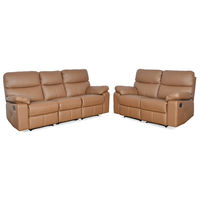 Focus 3+ 2 Recliner Sofa Set - @home Nilkamal,  brown
