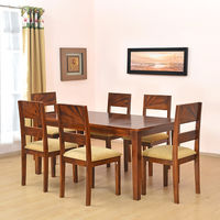Rays 6 Seater Dining Kit - @home By Nilkamal, Natural
