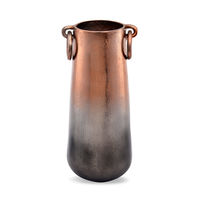 Celopatra Large Metal Vase - @home by Nilkamal, Rose Gold