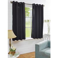 44'x60' Moushi Window Curtain - @home Nilkamal,  black