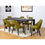 Avalia 6 Seater Dining Set - @home Nilkamal,  brown
