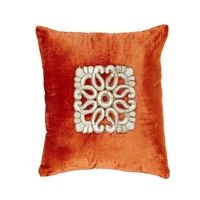 16'x16' Celtic Cushion Cover - @home Nilkamal,  red