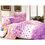 Double Bed sheet Camay Rosebuds - @home Nilkamal,  purple