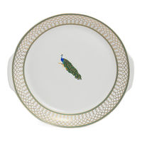 Georgian Peacock Rice Plate - @home Nilkamal