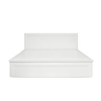 Knight King Bed Half Liftable Storage - @home Nilkamal, white