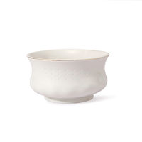 Gold Collection Serving Bowl - @home by Nilkamal, White