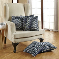 Cushion Cover Set of 5 - @home Nilkamal,  blue
