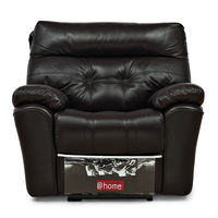 1 Seater Sofa With Electric Recliner Beverly - @home Nilkamal,  burgundy
