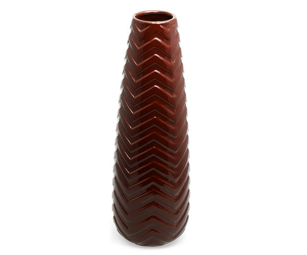 Wave Vase - @home Nilkamal,  brown