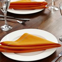 16'x16' Perky Radiance Table Napkin -@home Nilkamal,  orange