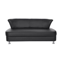 Nilkamal Almond 3 Seater Sofa,  black