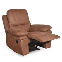 Brenden 1 Seater Recliner sofa - @home Nilkamal,  brown