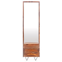 Axial Dresser With Miror - @home By Nilkamal, Natural