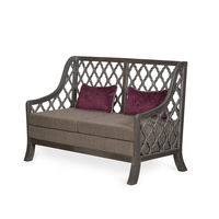 Miraya 2 Seater Sofa - @home by Nilkamal, silver and grey