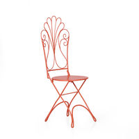 Vine Garden Chair - @home Nilkamal,  red