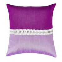 12'x12' Patch Cushion Cover - @home Nilkamal,  purple