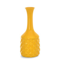 Urban Sunshine 15.5 cm x 38 cm Embos Vase - @home by Nilkamal, Yellow