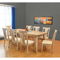 Magix 8 Seater Dining Set - @home by Nilkamal, White Natural