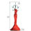Stunning Red Lady Mannequine Jewellery Stand - @home Nilkamal
