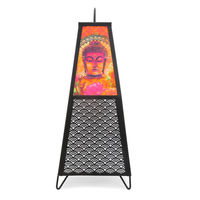 Conical Paper & Metal Table Lamp - @home by Nilkamal, Multicolor