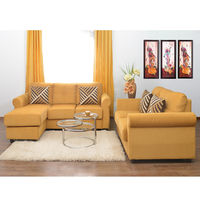 Robin 2 seater with Lounger+ 2 seater Sofa - @home Nilkamal,  yellow