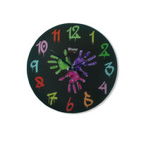 Wall clock Colorful Hands - @home Nilkamal