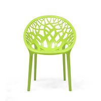 Nilkamal Crystal PP Chair - Lime Green