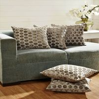 16'x16' Arista Set of 5 Cushion covers - @home Nilkamal,  silver