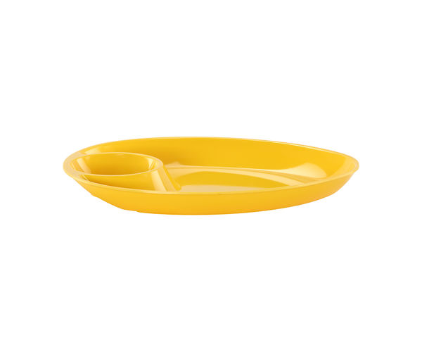 Small Solid Chip and Dip - @home Nilkamal,  yellow