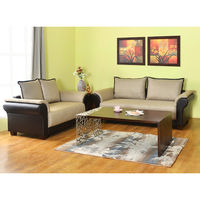 Cairo Sofa Kit 3+ 2 - @home By Nilkamal,  dark brown