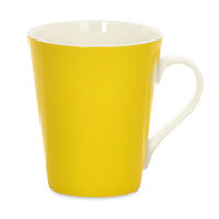 Aroha Solid Coffee Mug - @home by Nilkamal, Yellow